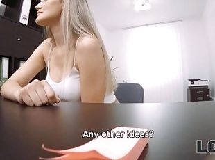 LOAN4K. MILF and creditor help each other hooking up in the office
