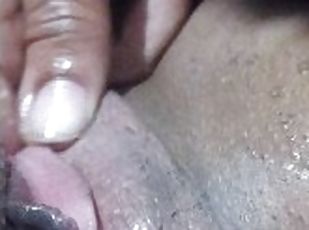 Licking ebony teen pussy then giving her dick . inbox for full video