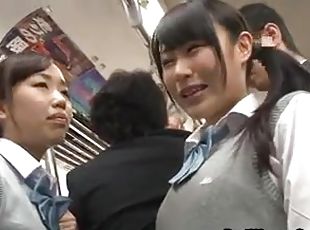 Guys In Metro Fucks Delicious Japanese girls