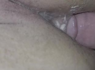Close up deep anal until she cums