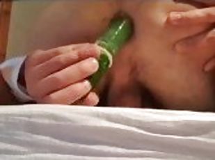 anal, gay, första-gången, ensam, grönsak