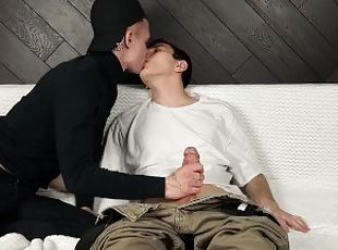My boyfriend sucking my Big Cock