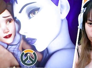 I watched Futa Overwatch Widowmaker absolutely dominate Tracer…