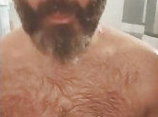 banyo-yapma, mastürbasyon-masturbation, amatör, kocaman-yarak, duş, tek-kişilik, dövme, yarak