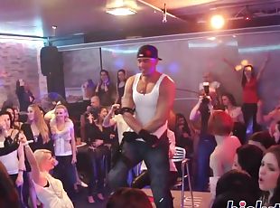 Handsome Male Striptease Dancer Shakes His Dick And Ass For Women