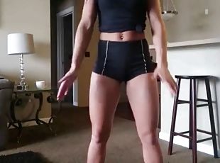EXERCISING A RICH ASS AND LEGS fitness