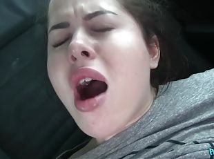 Hardcore POV pussy fuck with Russian teen