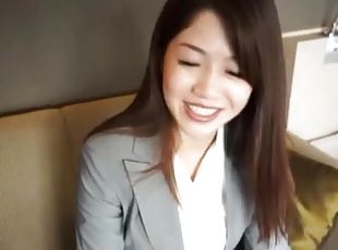 secrétaire, japonais, chatte
