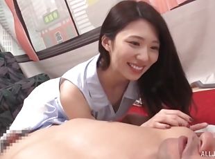 Video of shy Japanese Yamagishi Aika sucking a dick of a stranger