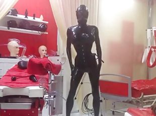 Spending some time at the amazing latex/rubber dungeon