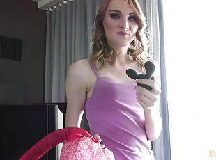 Shemale Jenny Flowers With Prostate Toy