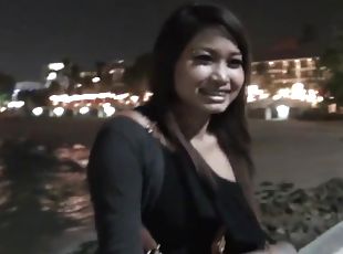 ázijské, veľké-prsia, hardcore, pár, thajské, objemná, biele