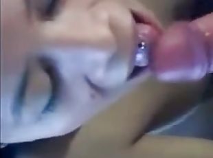 Asian loves loads of american cum on her face