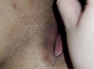 clitoris, masturbare-masturbation, pasarica, amatori, excitat, solo, uda