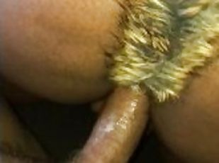 She riding the dick with that creamy pussy pt2