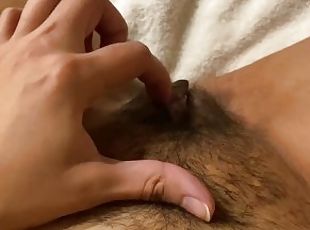 Rubbing my pussy while Im alone at home
