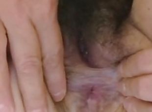 Hairy pussy next to mommy