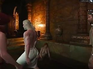 Witcher sexy bath