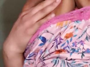 Ebony  huge tit Sensual nipple breast sucking  @princessikigaii on OF