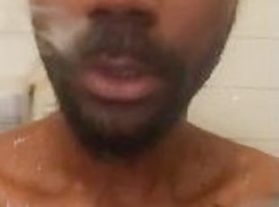 First time shower smoking