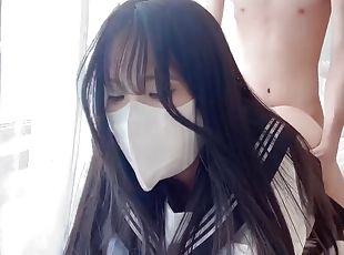 Perfect Body Asian Schoolgirl Gets Fucked And Facial Cumshot - Schoolgirls Tight Pussy Filled With Cum
