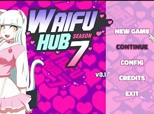 Waifu Hub S7 - Rumi from MHA [ PARODY HENTAI Game ] Ep.1 bunny hot blowjob  !
