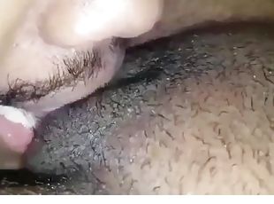 My sexy hubby eating my pussy 