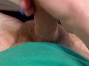 Horny hairy cock play. I wish I was sucking your cock