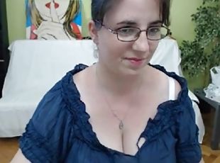 énorme, russe, belle-femme-ronde, webcam