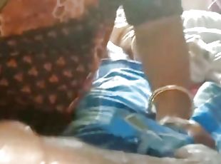 As a girl from Kozhikode, Kerala, the teacher is having fun by putting water on her husband&#039;s penis