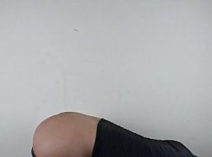 amatør, anal, homofil, rumpe-booty, kåt, rumpe-butt, alene, trening