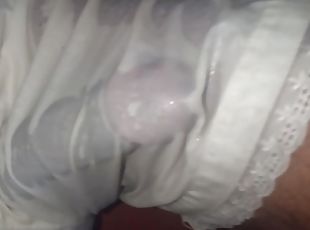 Tied College Boy Can't Hold It Anymore So He Pees In His Sexy Panties