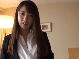 Gorgeous Misaki Kanna with natural tits gets fucked by her BF