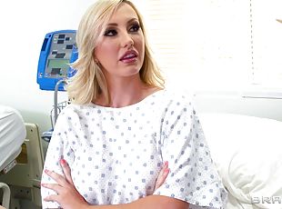 Brandi Love and Brett Rossi team up for a shag with a handsome doctor