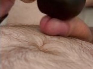 HUGE LOAD! From wand Vibrator. Deep moaning orgasm.