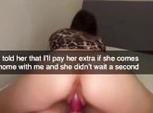 Cheating wife fucks Guy after Bar on Snapchat Cuckold