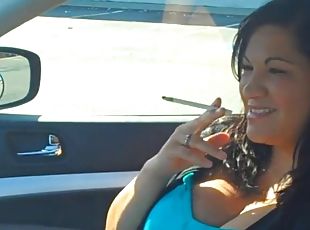 auto, pušenje-smoking