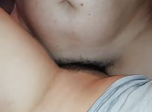 Unshaven pussies rub and cum twice - lesbian-candys