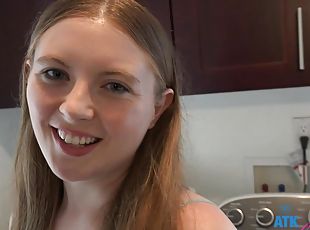 Lovely cutie Zoey Zimmer gets talked into riding a dick in POV