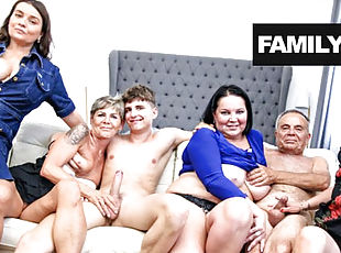 Grandpa and his friends in a Sunday hot orgy
