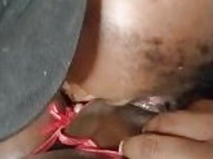 ebony pussy being licked and fingered so bad