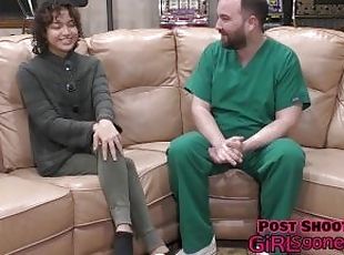 Curly Cutie Brooklyn Rossi Gets 1st EVER Gyno Exam From Doctor Tampa Courtesy of GirlsGoneGynoCom