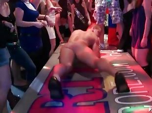 Fucking and cunt licking with naughty party girls