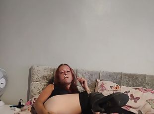 Kitty In Leather Talks Dirty Smokes Role Plays And Fuck Ls Herself