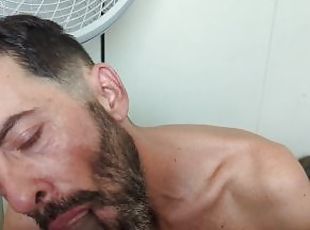 Stoned Daddy Obsessing Over His Boys Beautiful Thick Black Cock