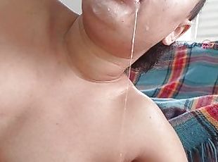 my wet mouth deeply swallowing a delicious hard cock, I love to receive an extreme creampie