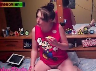 Your Gamer Girlfriend Slob Makes a Deal With You! Egirl facesitting farts edging post orgasm torture