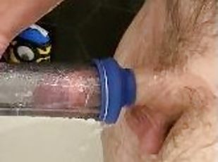 H2O Penis Pump pulling it off