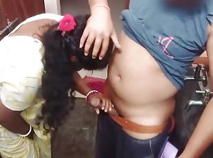 Indian Housewife Sucks My Dick Then Gets Fucked Doggystyle In Bathroom