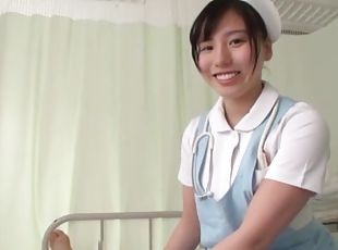 medicinska-sestra, fafanje, hardcore, japonka, drkanje, par, pov, uniforma